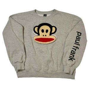 Paul Frank Vintage Y2k 2000s Gray Monkey Sweatshirt Men's Small